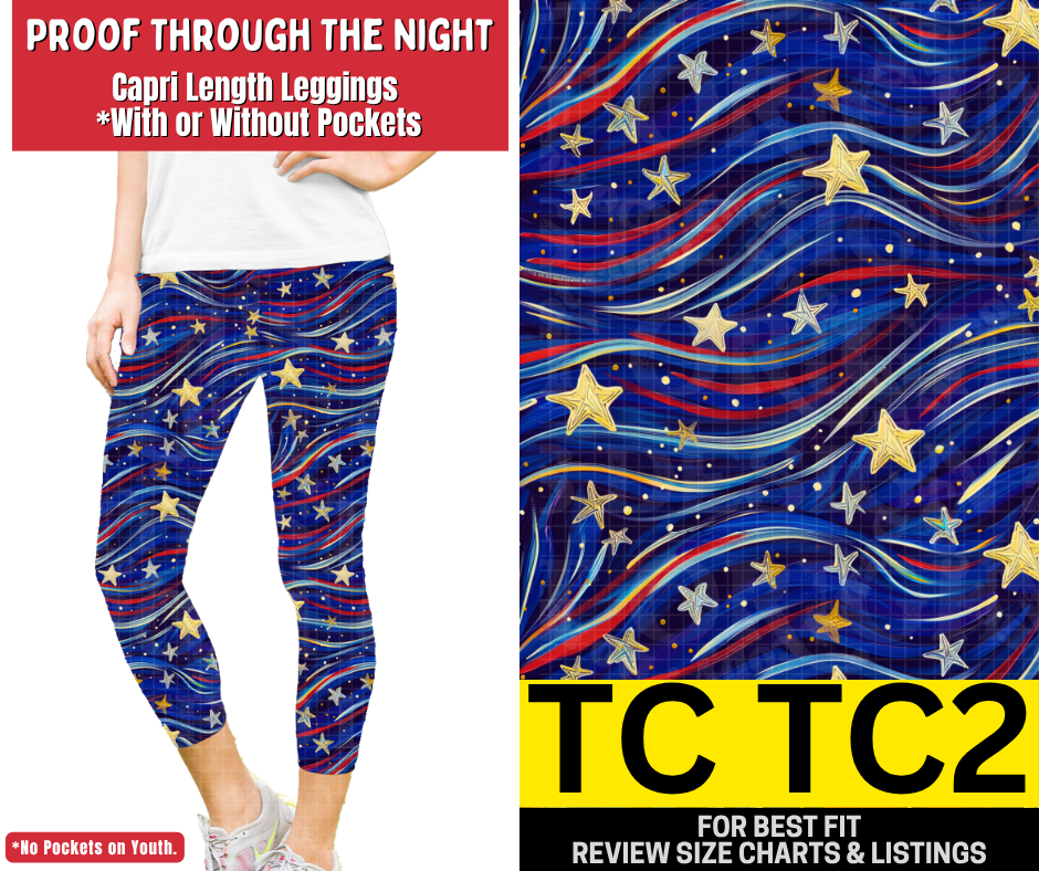 Proof Through The Night Capri Length Leggings w/ Pockets