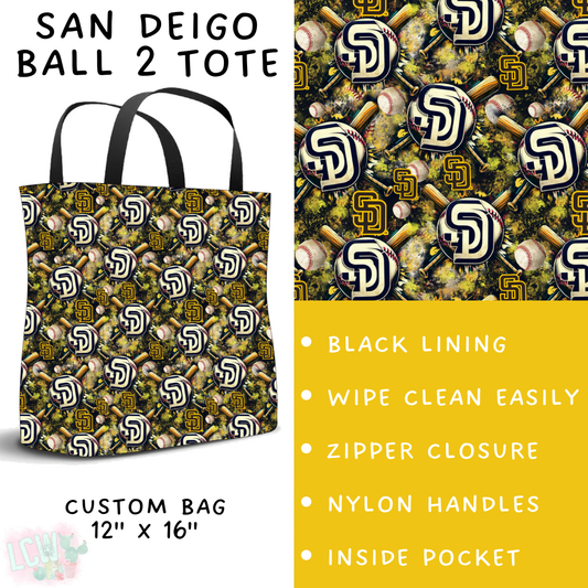 Batch #498 - Strike Out 3 - Closes 3/2 - ETA early May - San Diego Ball 2 Tote