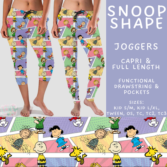 Batch #531 - Cool Characters 15 - Closes 5/18 - ETA late July - Snoop Shape Full and Capri Length Joggers