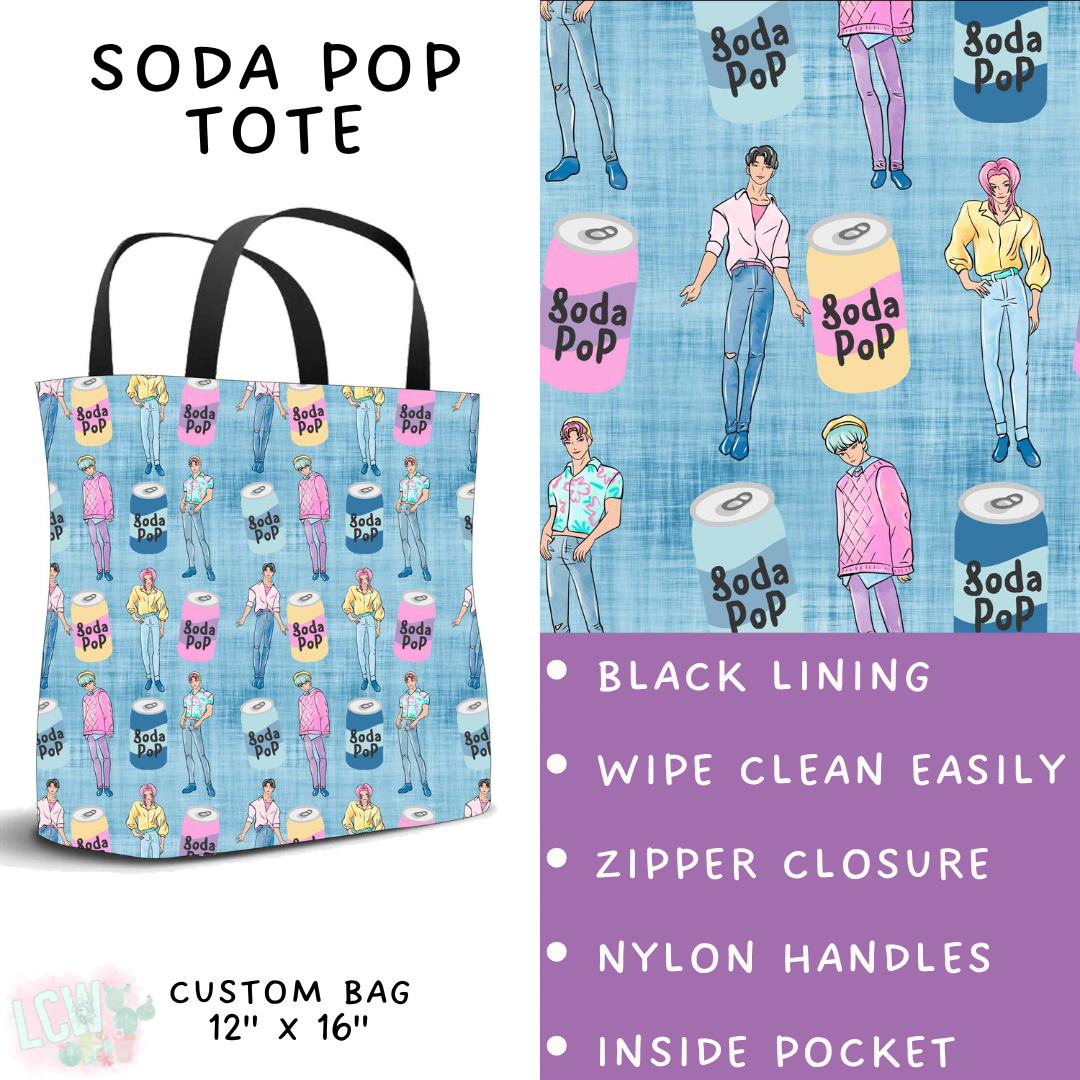 Batch #534 - April Request Run - Closes 5/25 - ETA late July - Soda Pop Tote