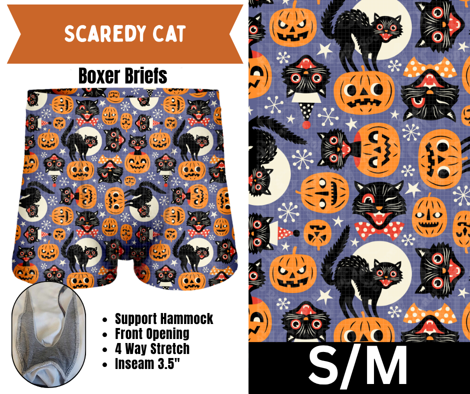 Scaredy Cat Boxer Briefs