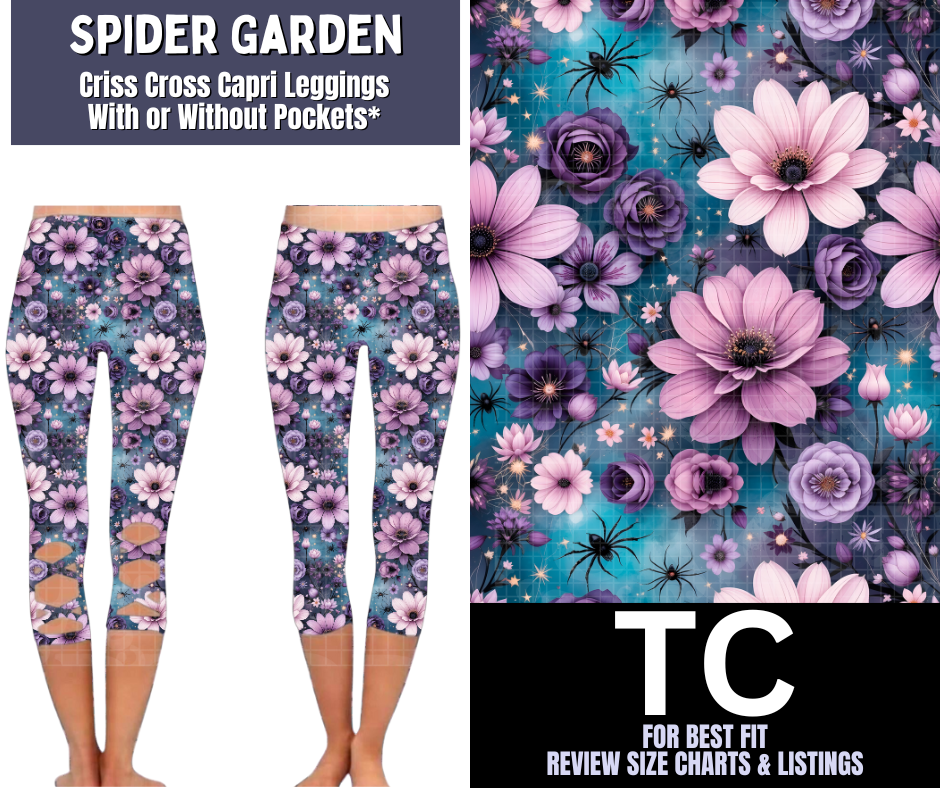 Spider Garden Criss Cross Capri w/ Pockets