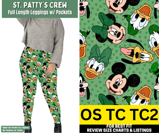 St. Patty's Crew Full Length Leggings w/ Pockets