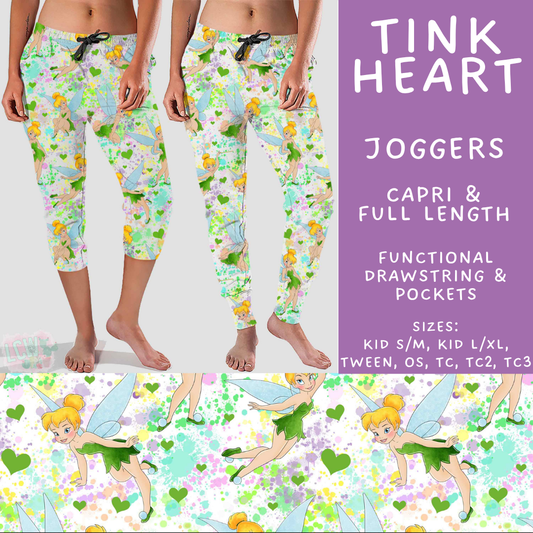Batch #534 - April Request Run - Closes 5/25 - ETA late July - Tink Heart Full and Capri Length Joggers