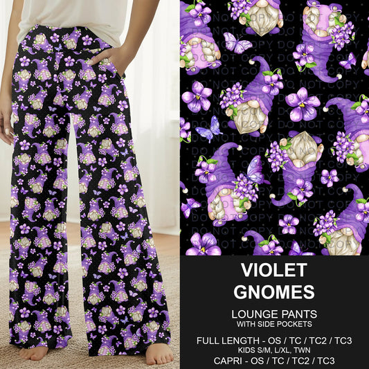 B294 - Preorder Violet Gnomes Lounge Pants (Closes 6/07. ETA: early Aug.)