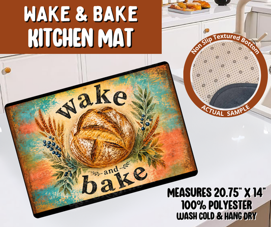 Preorder! Closes 10/19. ETA Jan. Wake & Bake Kitchen Mat