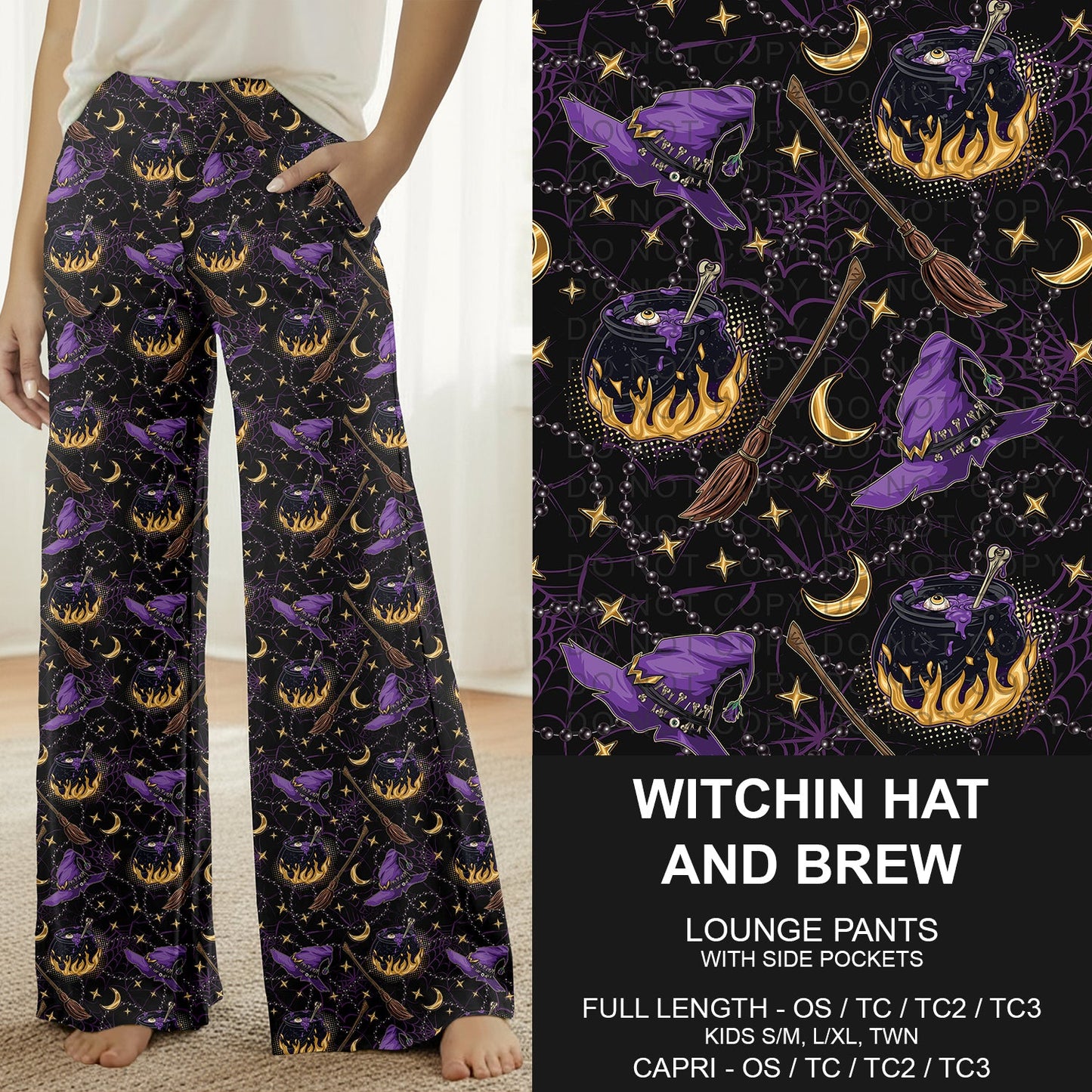 B305 - Preorder Witchin Hat and Brew Lounge Pants (Closes 8/02. ETA: early Oct.)