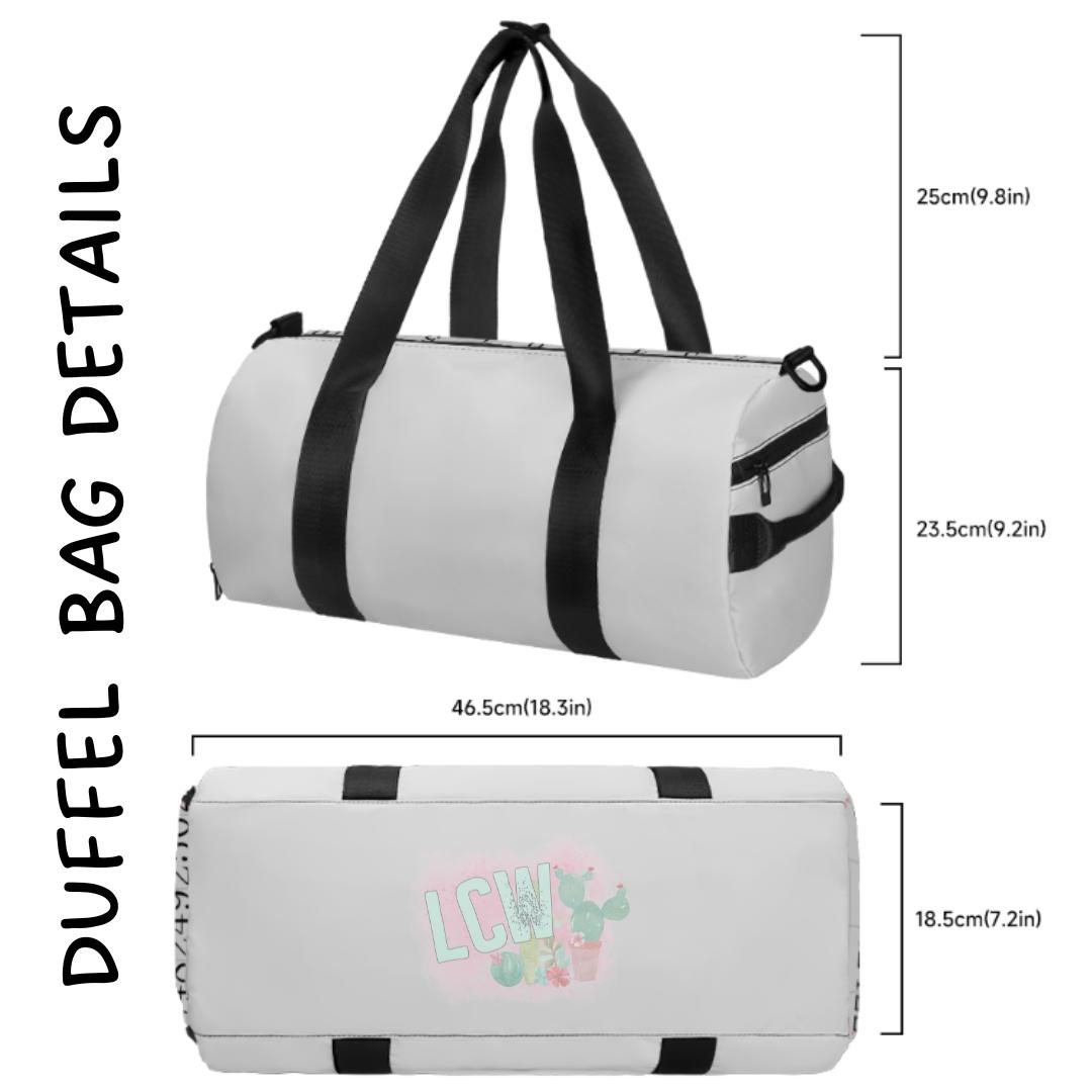 Batch #495 - Travel Collection - Closes 2/23 - ETA late April - Dis All Aboard Duffel Bag