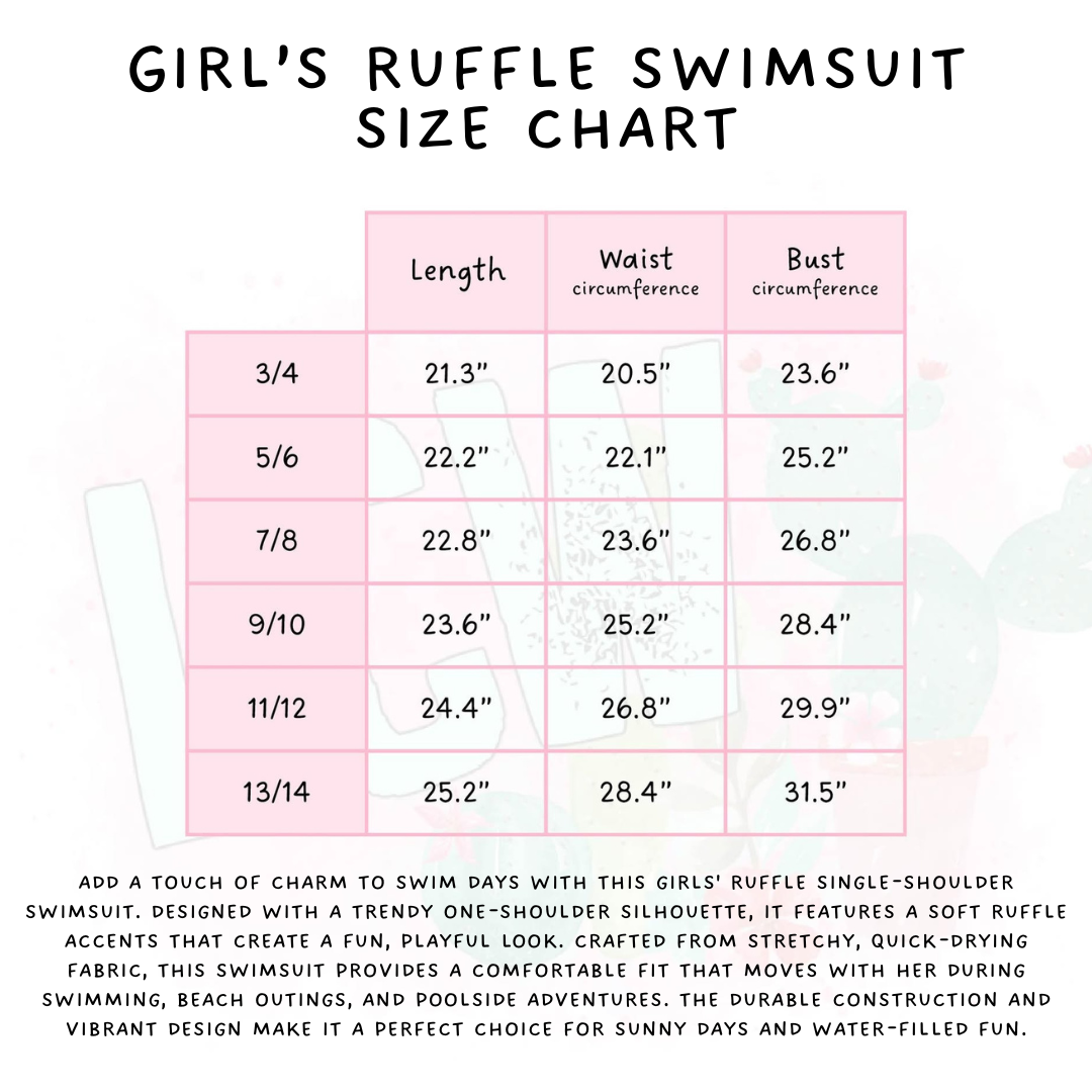 Batch #543 - Pool Party 2 - Closes 6/15 - ETA early/mid August - Fun Floral Girl's Swimsuit