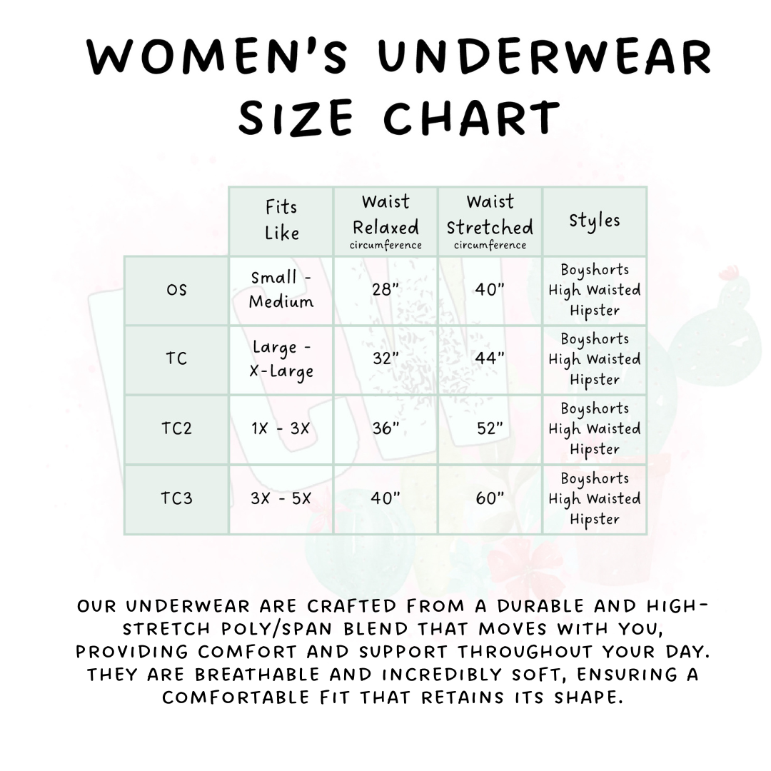 Ready To Ship - Fire Fred Women's Underwear - Boy Short TC2