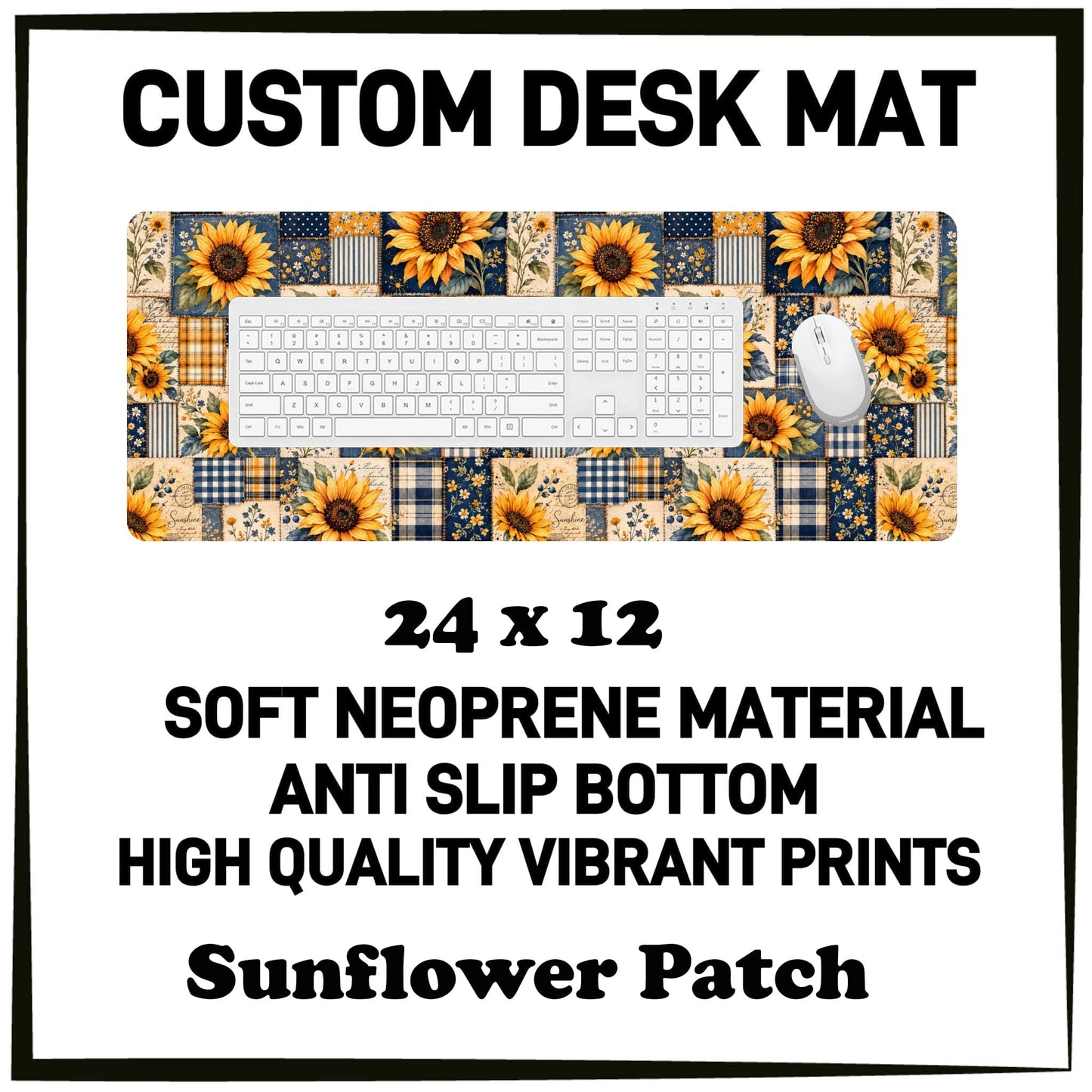 5DSK - Sunflower Patch Desk Mat - Preorder Due 10/21 ETA: Mid-Dec