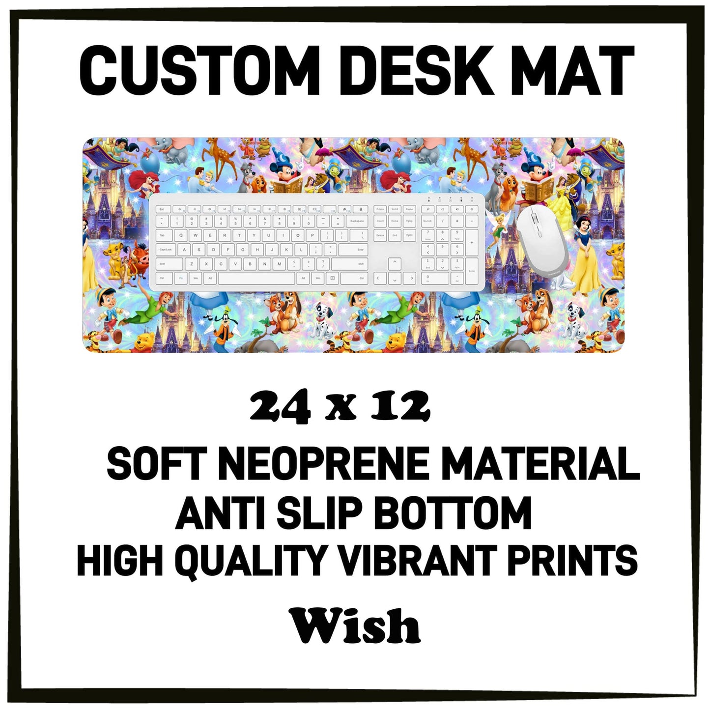 5DSK - Wish Desk Mat - Preorder Due 10/21 ETA: Mid-Dec