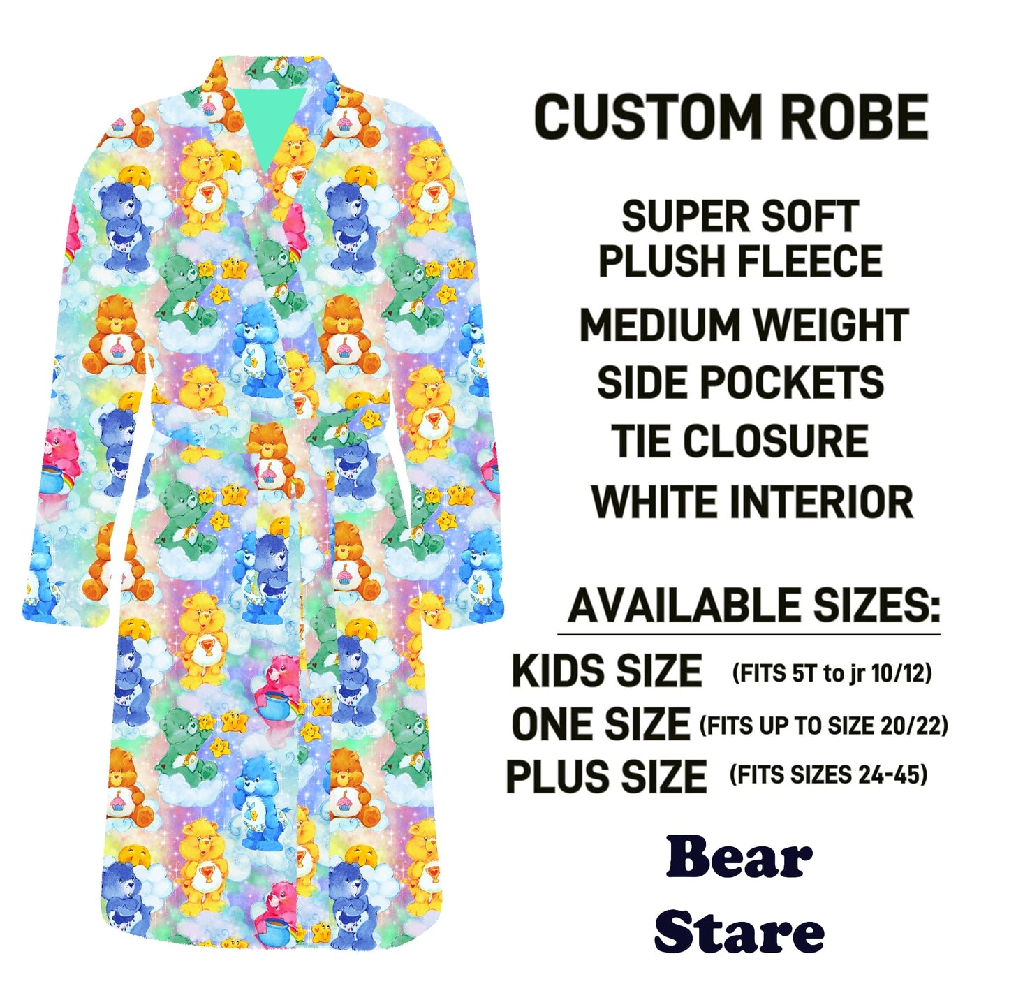 CU4R - Bear Stare Robe - Preorder Due 10/14 ETA: Mid-Dec