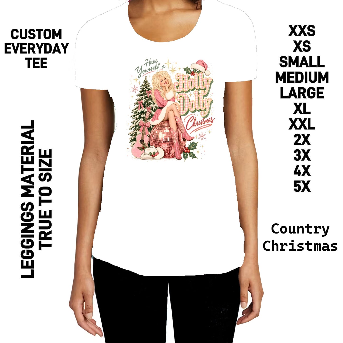 301BT - Country Christmas Everyday Tee - Preorder Due 10/11 ETA: Early Dec