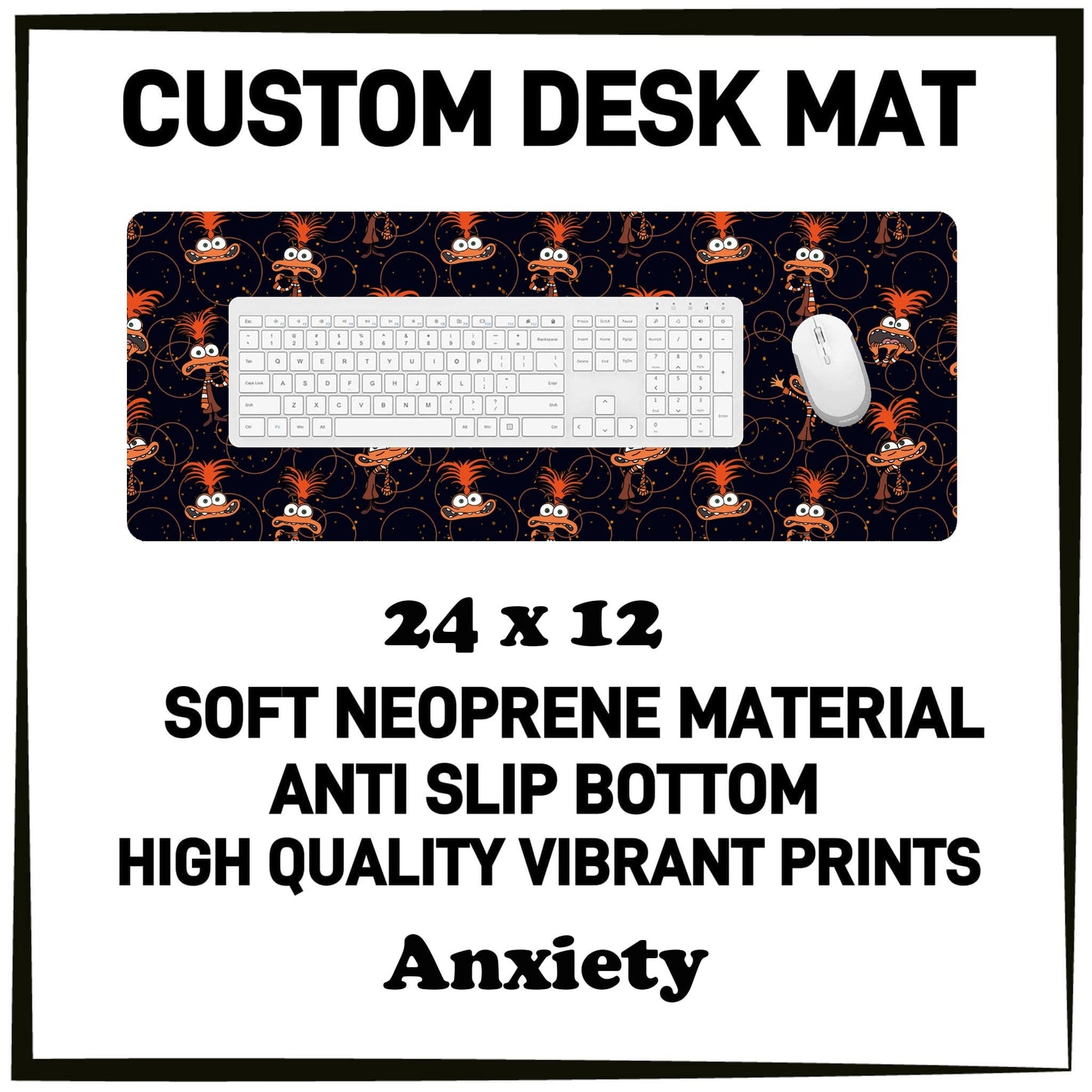 5DSK - Anxiety Desk Mat - Preorder Due 10/21 ETA: Mid-Dec