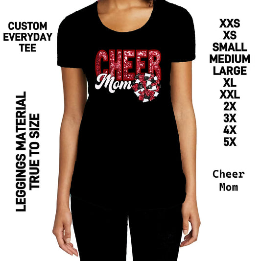 301BT - Cheer Mom Everyday Tee - Preorder Due 10/11 ETA: Early Dec