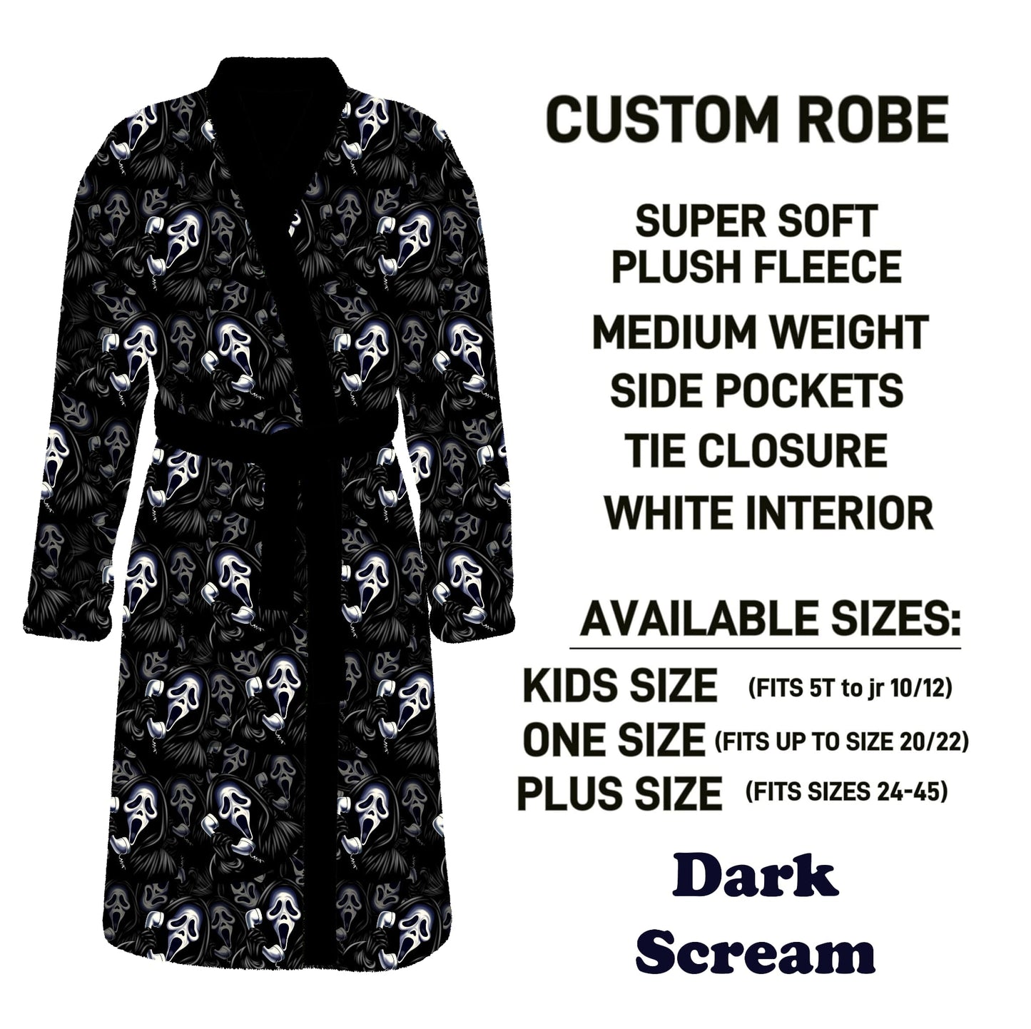 CU4R - Dark Scream Robe - Preorder Due 10/14 ETA: Mid-Dec