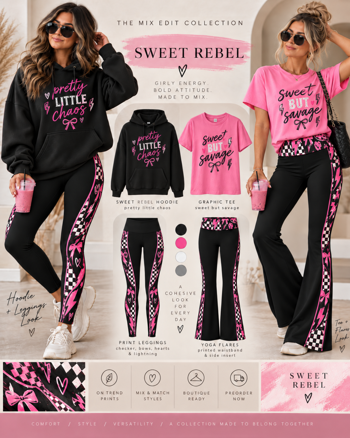 SWEET REBEL-YOGA FLARES-MIX EDIT PREORDER CLOSING 10/30