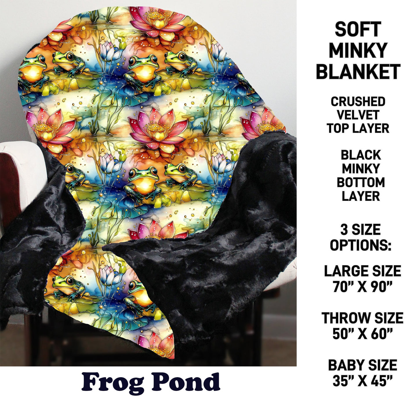 MN8K - Frog Pond Minky Blanket - Preorder Due 10/18 ETA: Early Dec