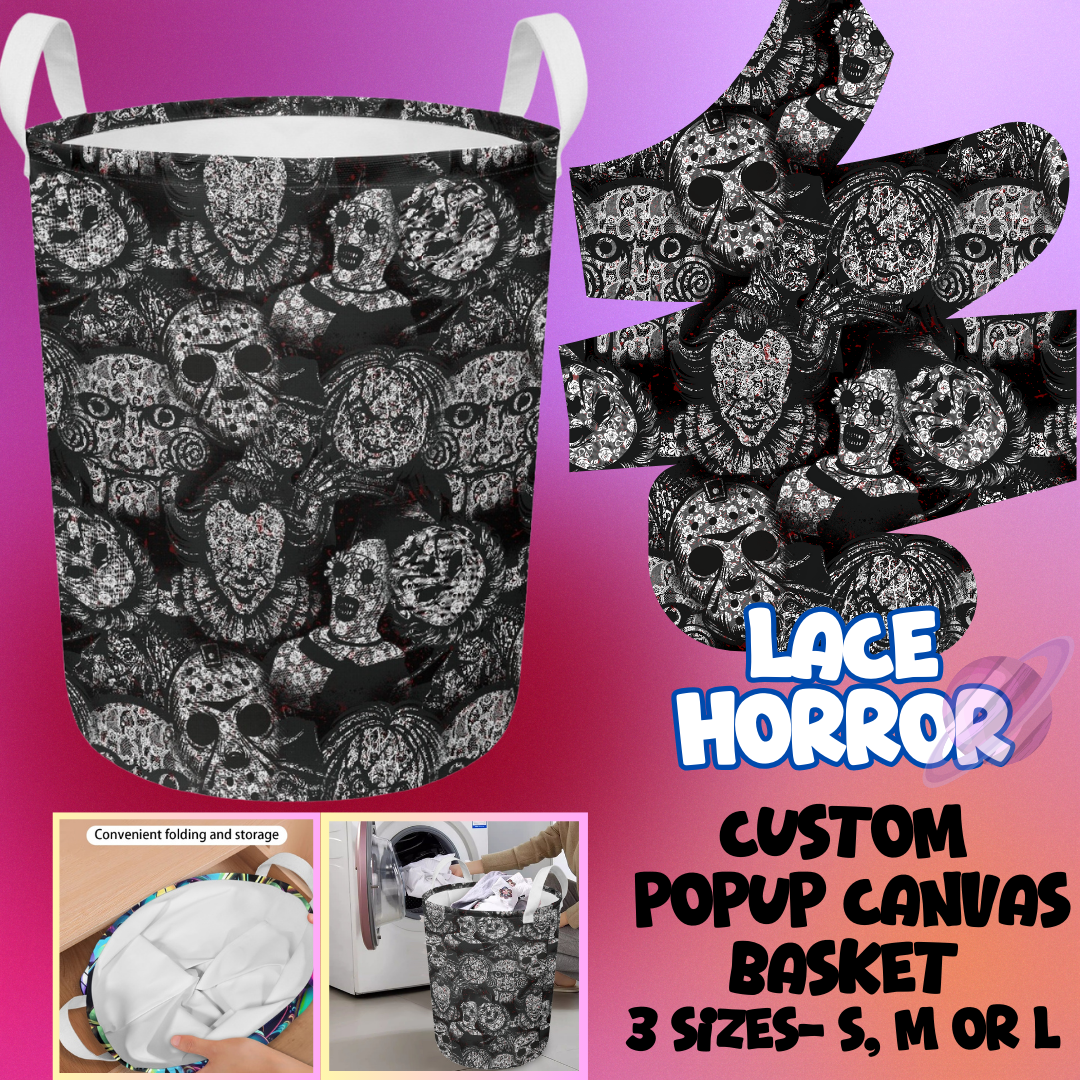LACE HORROR- STORAGE BASKETS 6- PREORDER CLOSING 5/4