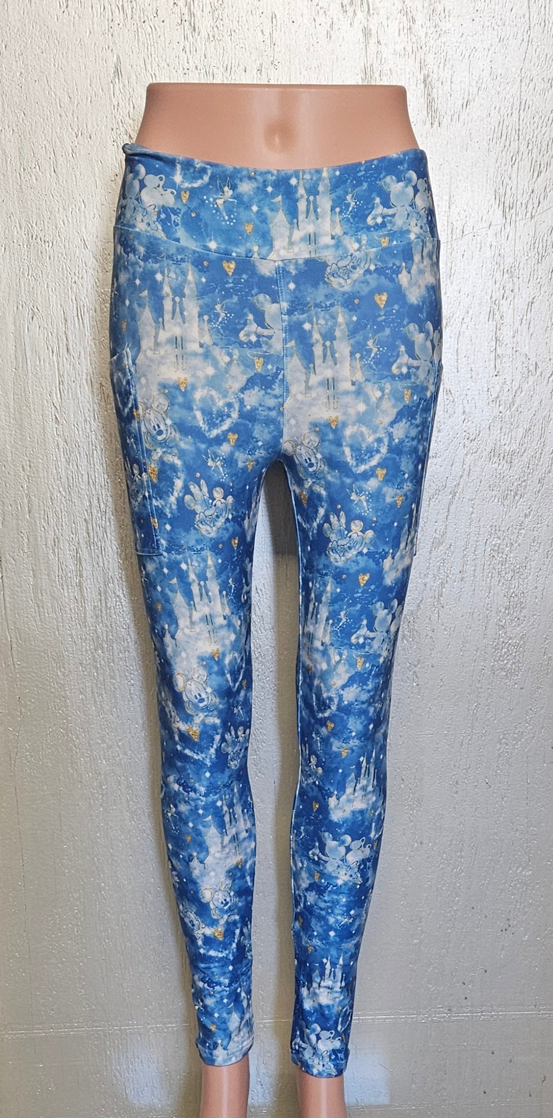 Mouse leggings with pockets
