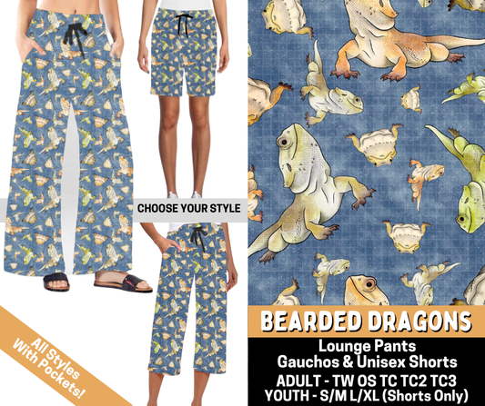 Preorder! Closes 5/25. ETA Aug. Bearded Dragons Combo Lounge Lengths