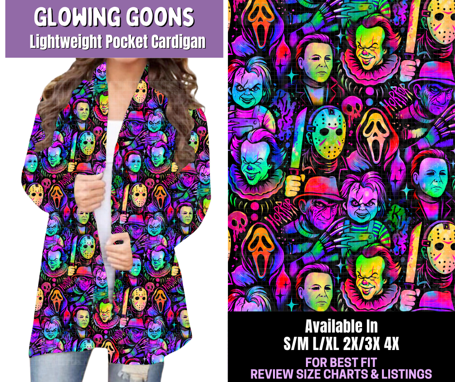 Preorder! Closes 12/18. ETA March. Glowing Goons Pocket Cardigan