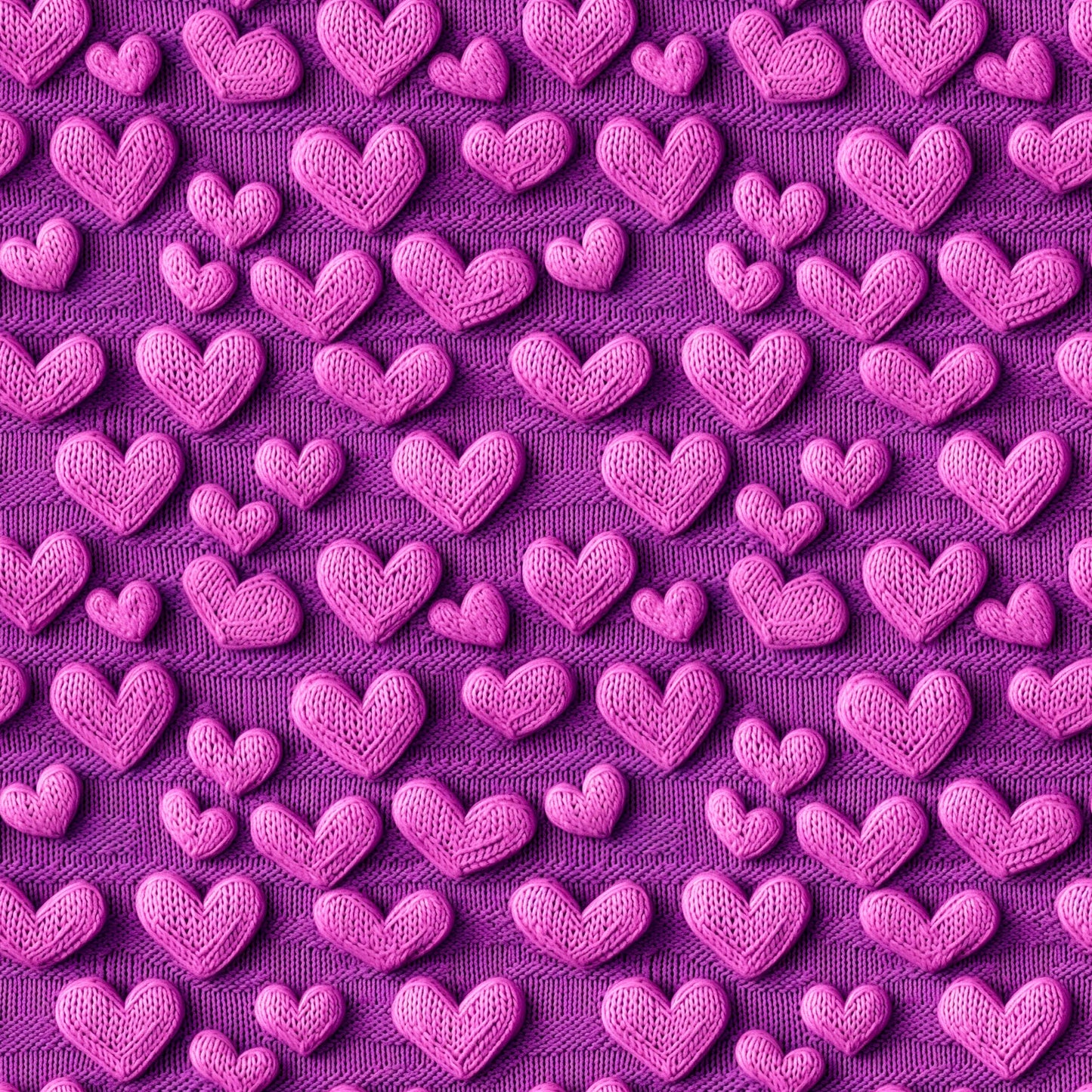 Purple knit hearts skorts
