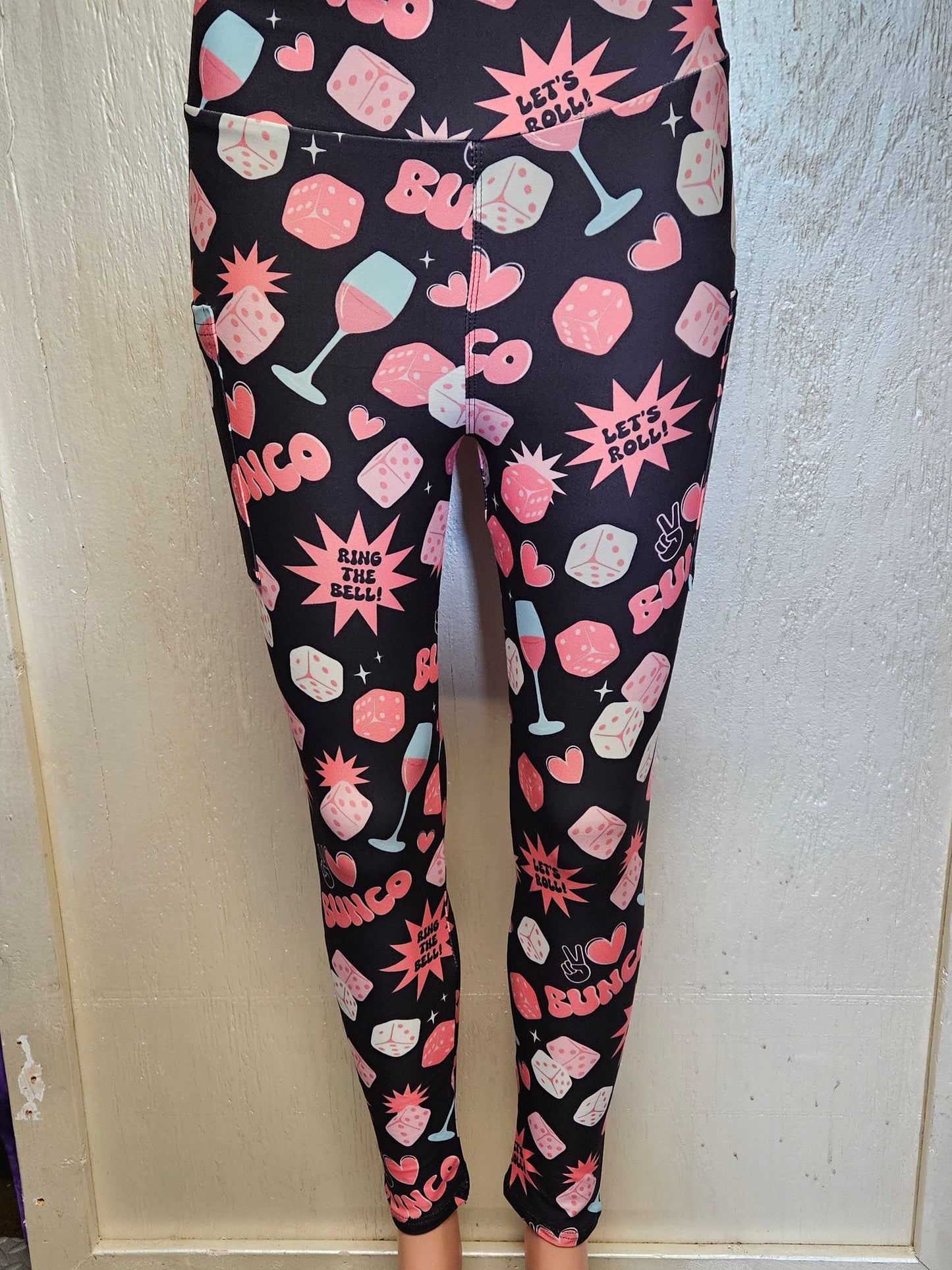Bunco Love leggings and capris