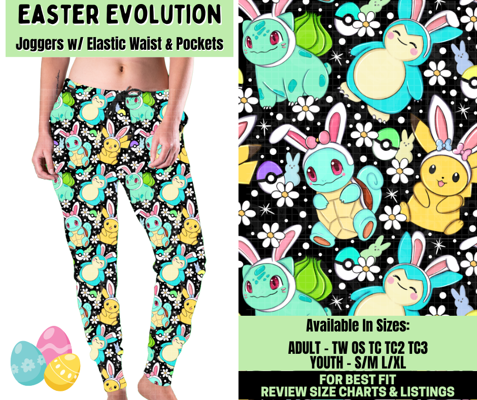 Preorder! Closes 1/19. ETA April. Easter Evolution Joggers
