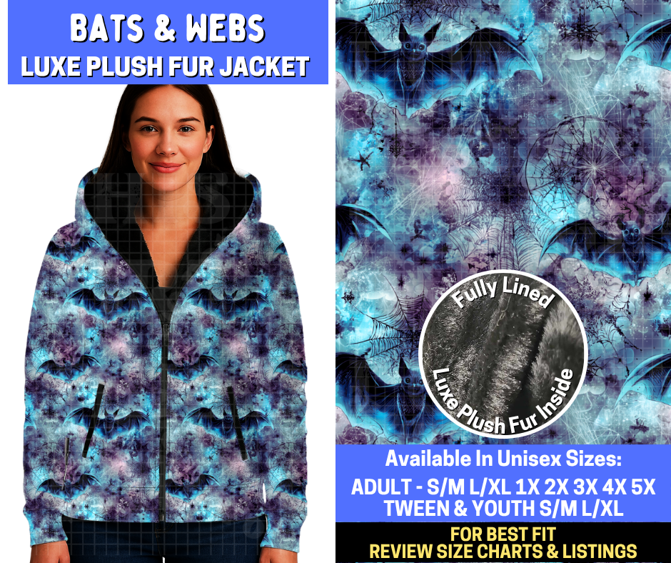 Preorder! Closes 10/29. ETA Jan. Bats & Webs Luxe Fur Jacket