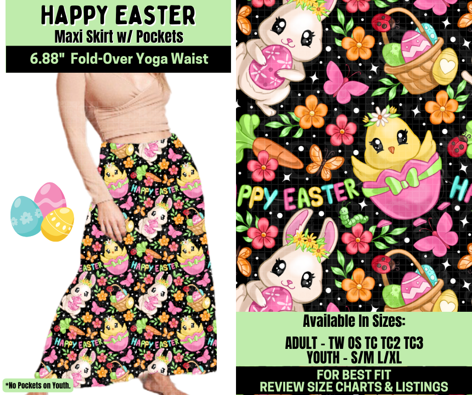 Preorder! Closes 1/19. ETA April. Happy Easter Maxi Skirt