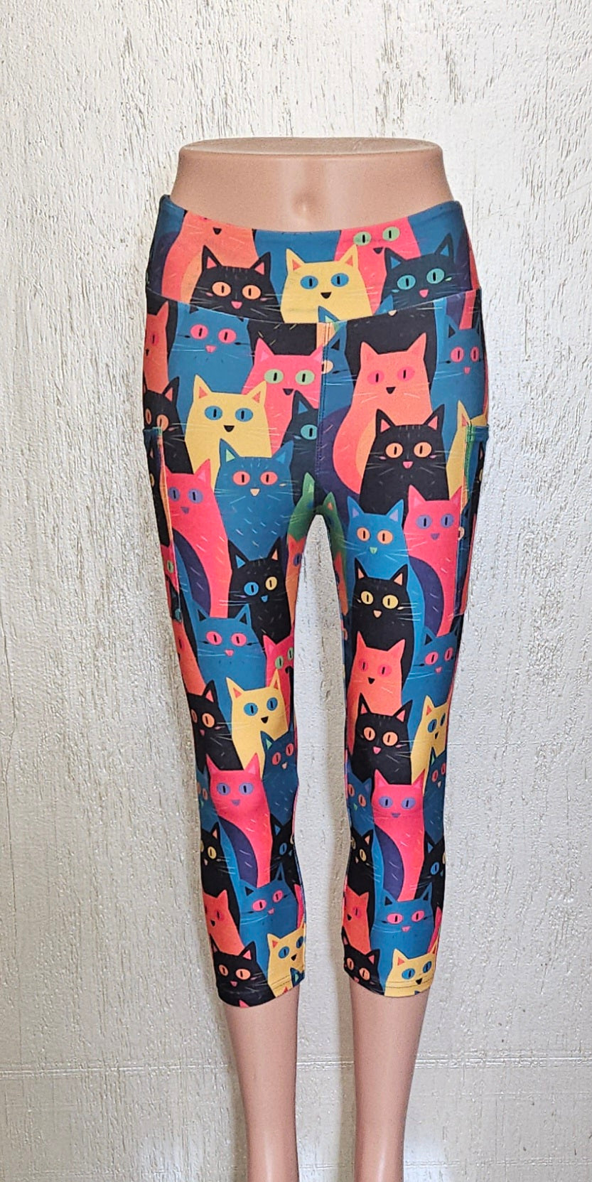 Cat Story leggings and capris with pockets
