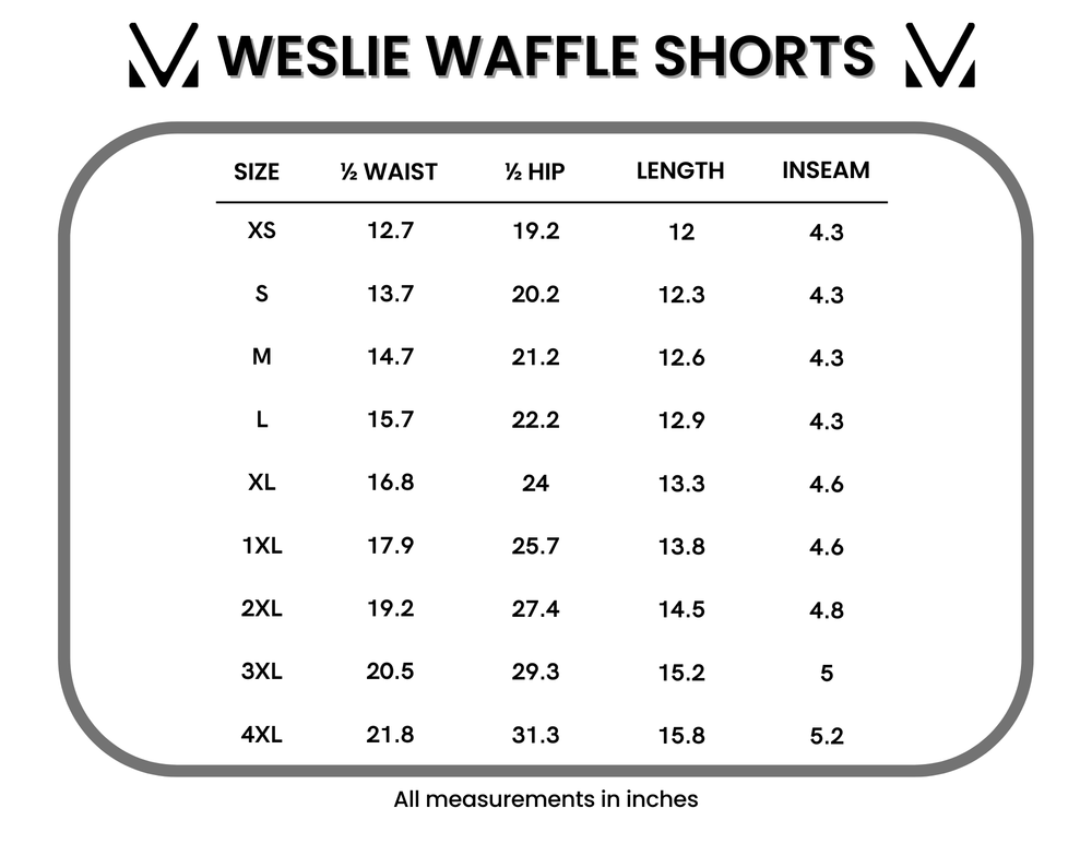 Michelle Mae Waffle Shorts