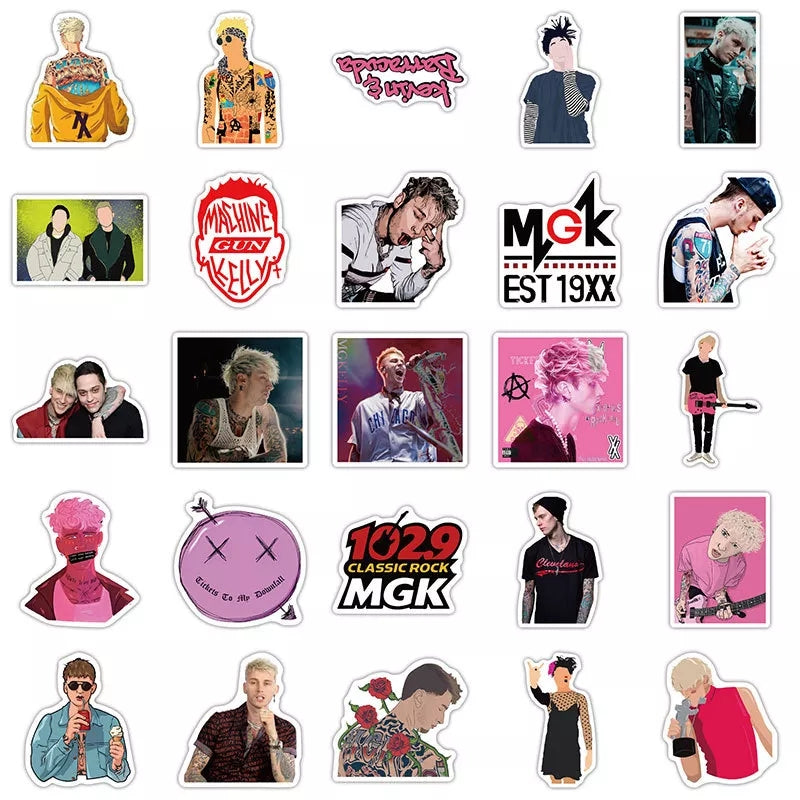 Set of 50 piece MGK Stickers
