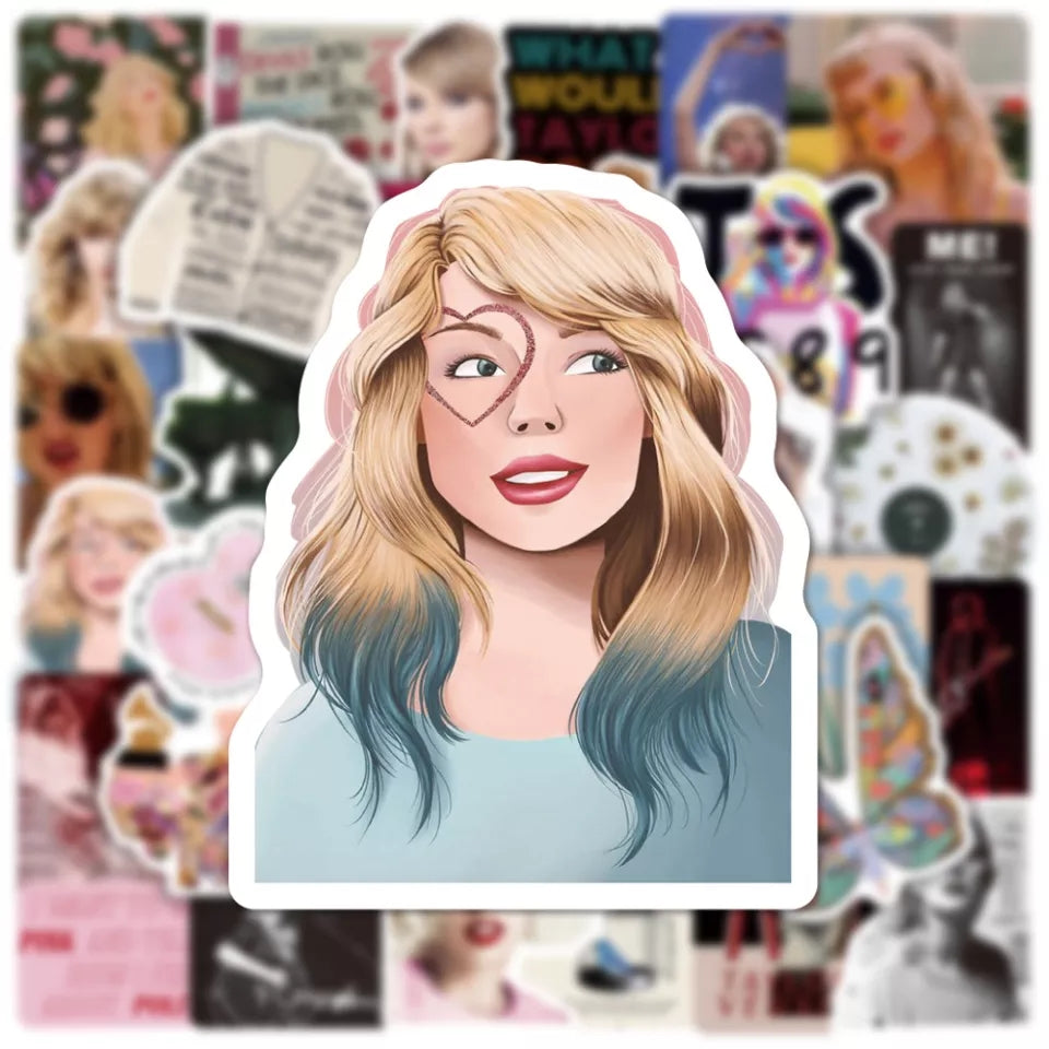 Set of 50 piece Taylor Stickers