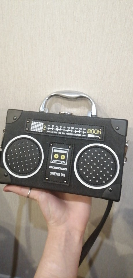 Boom Box Style Purse