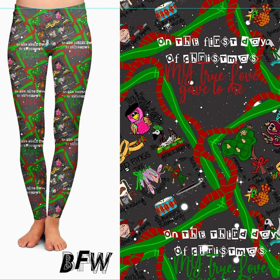 "Twelve Days" Leggings, Lounge Pants and Joggers