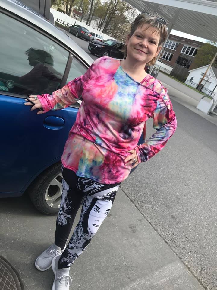 SLEEVELESS TIE DYE TOPS