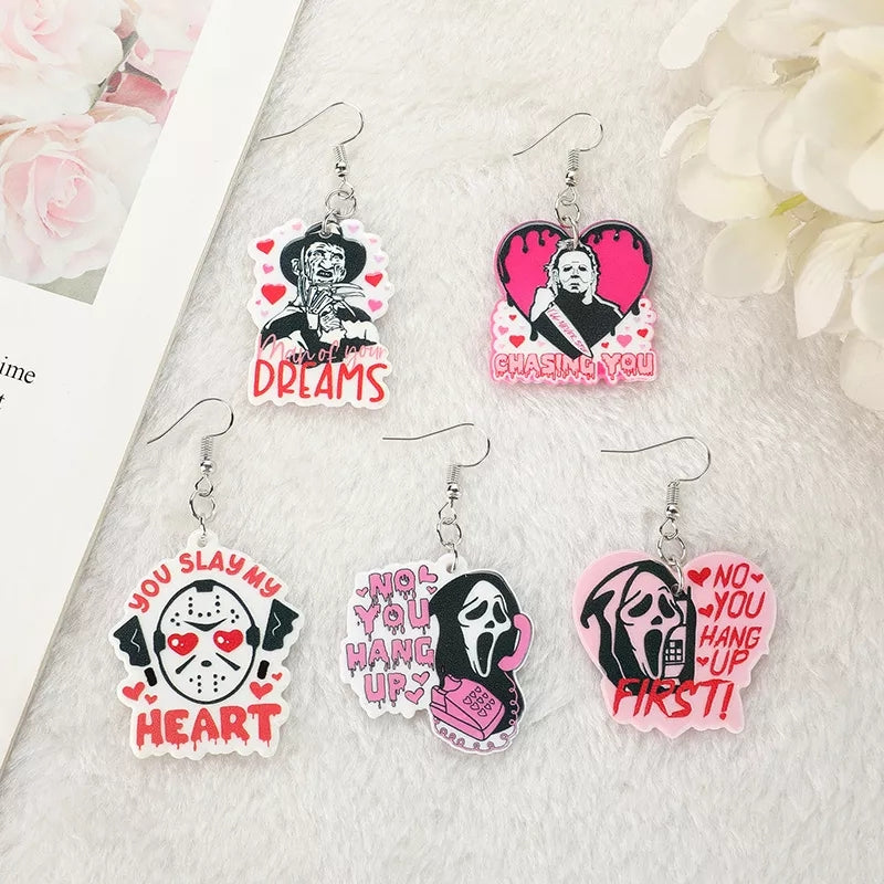 Horror Acrylic Earrings