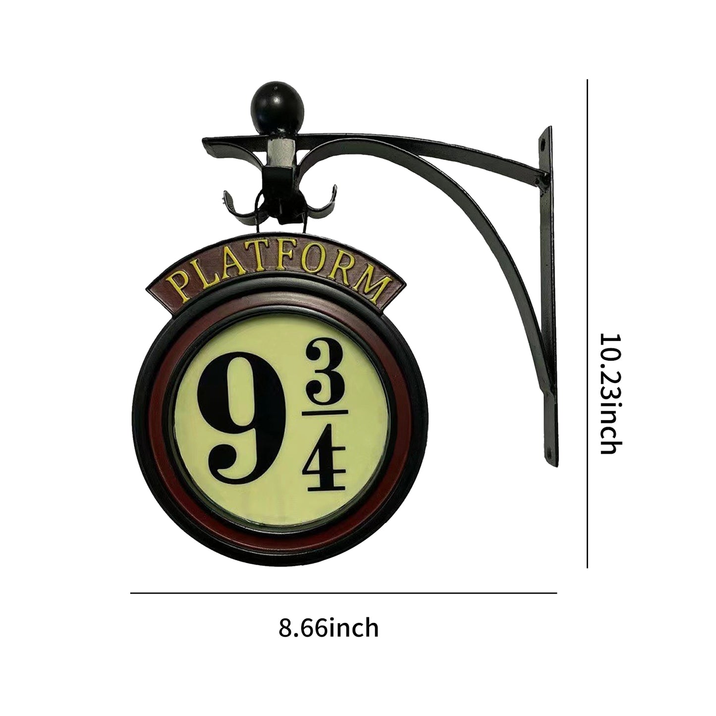 Color change 9 3/4 sign with remote