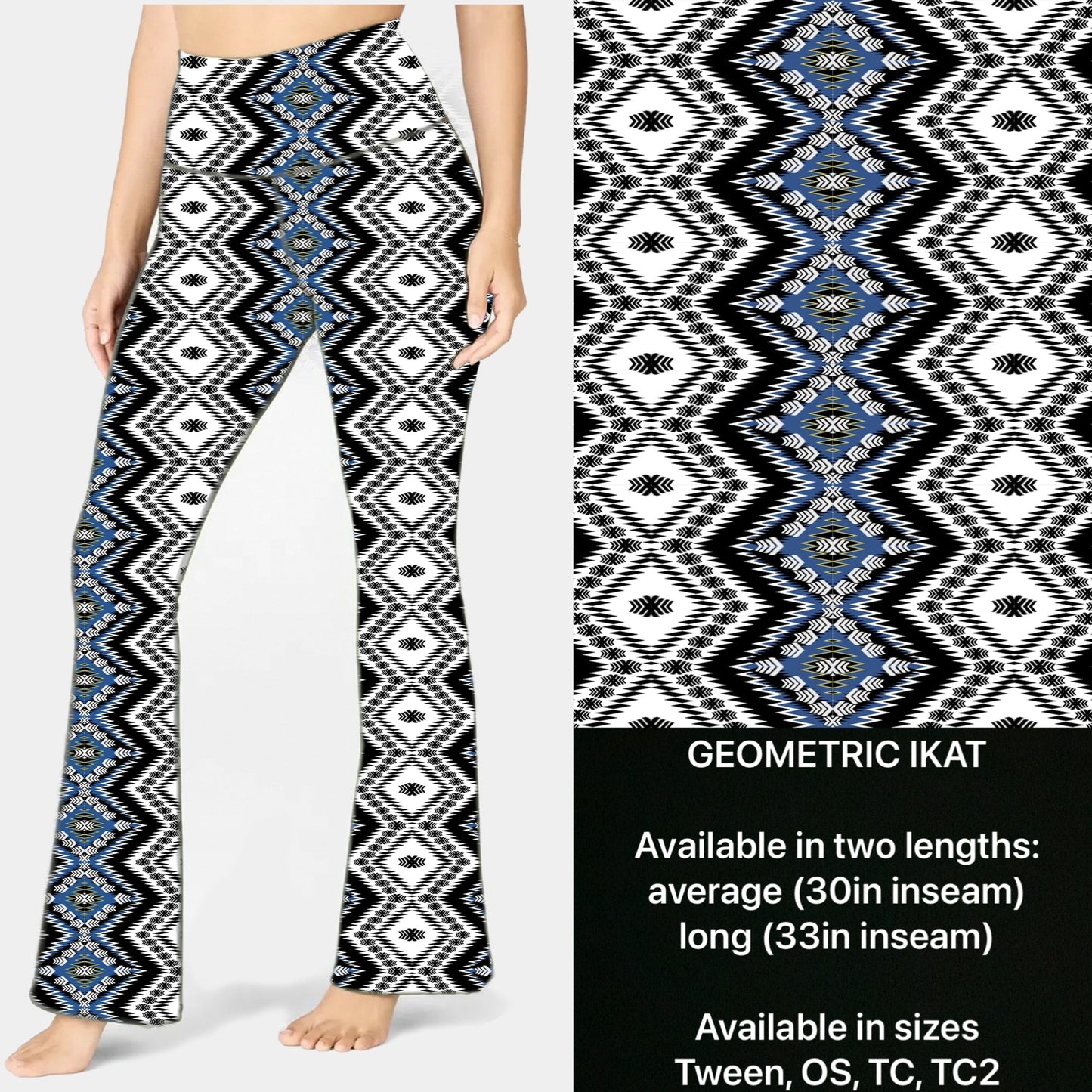 Geometric Ikat Yogas