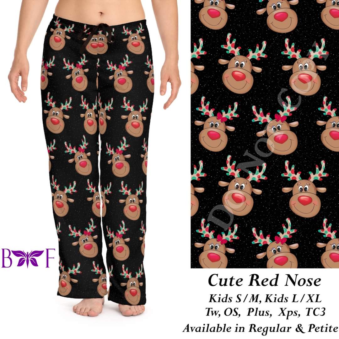 Cute Red Nose legging, skorts and joggers