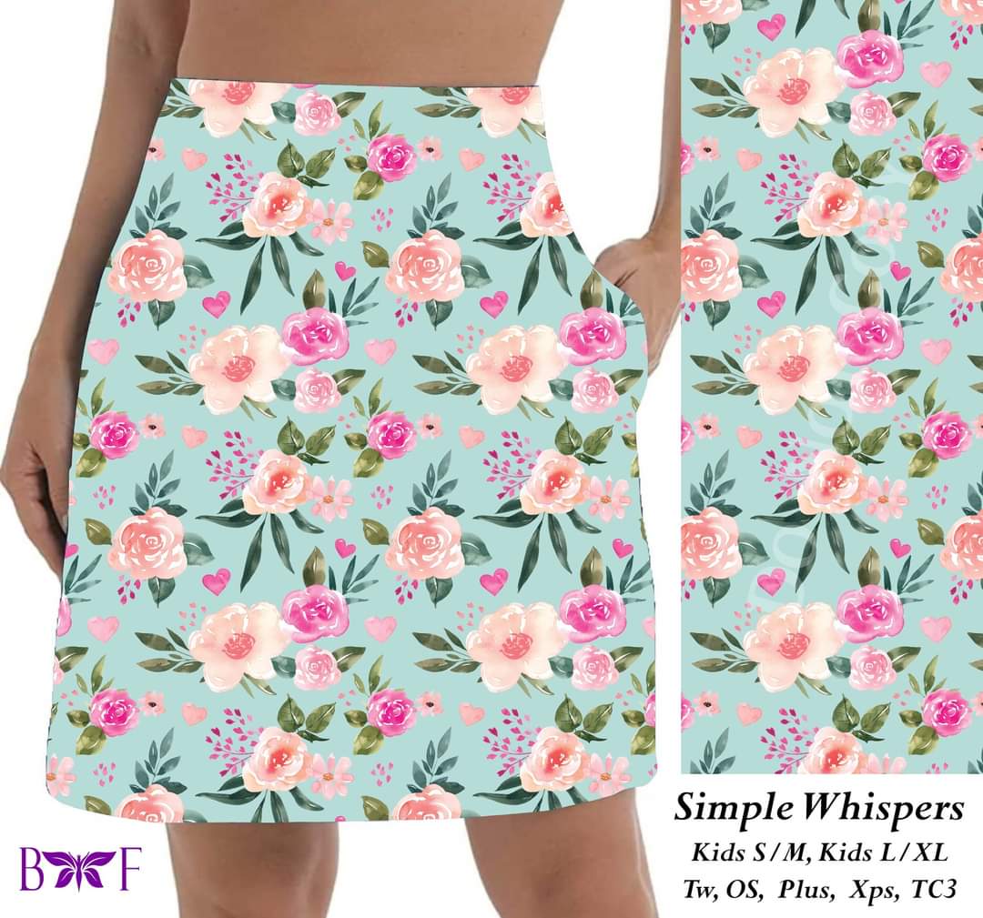 Simple Whisper skort
