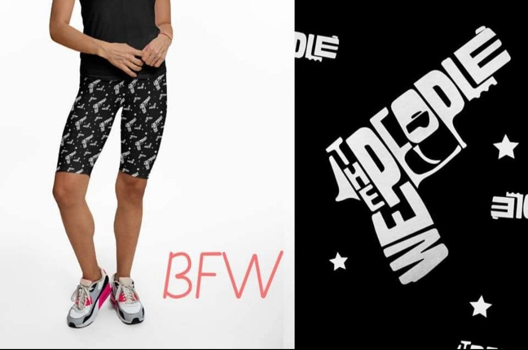 We the people with pockets leggings, capris and shorts