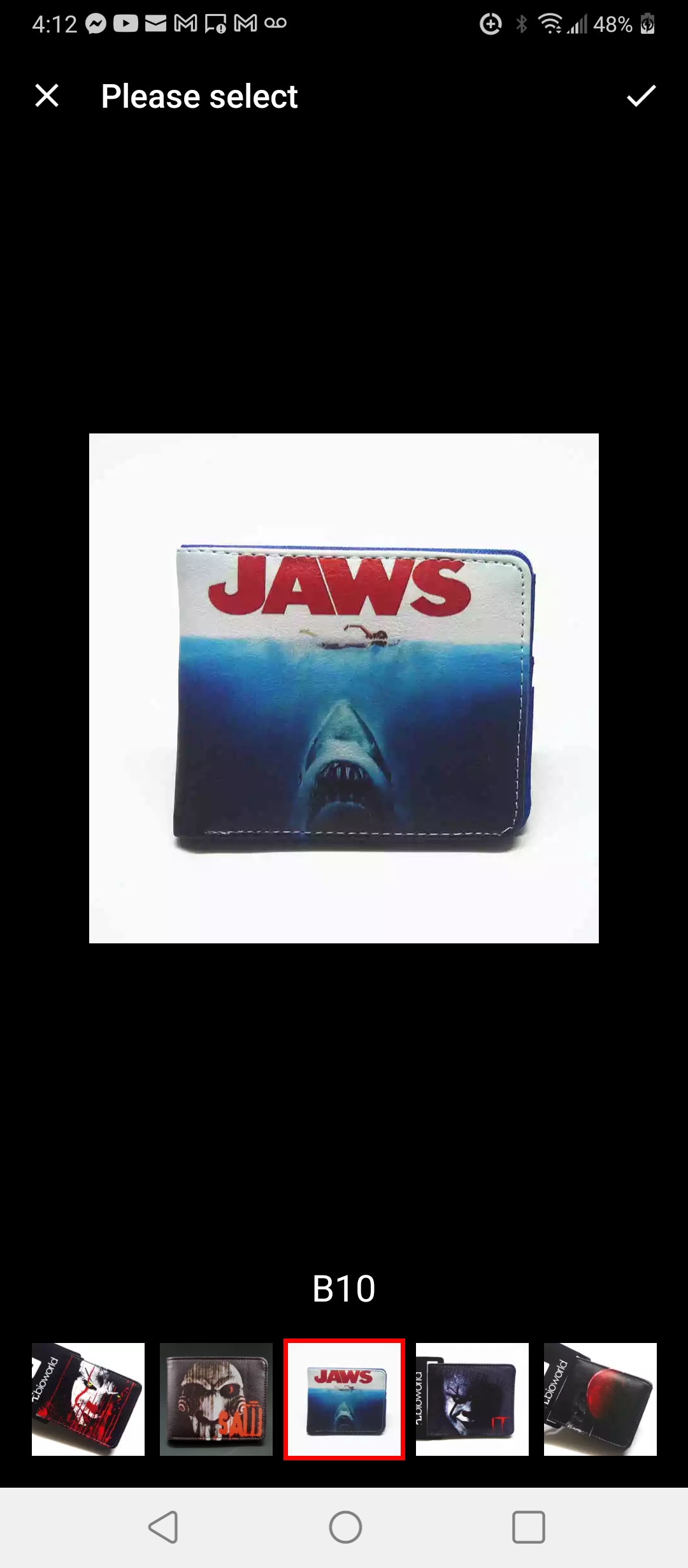 PU Horror Character Wallets