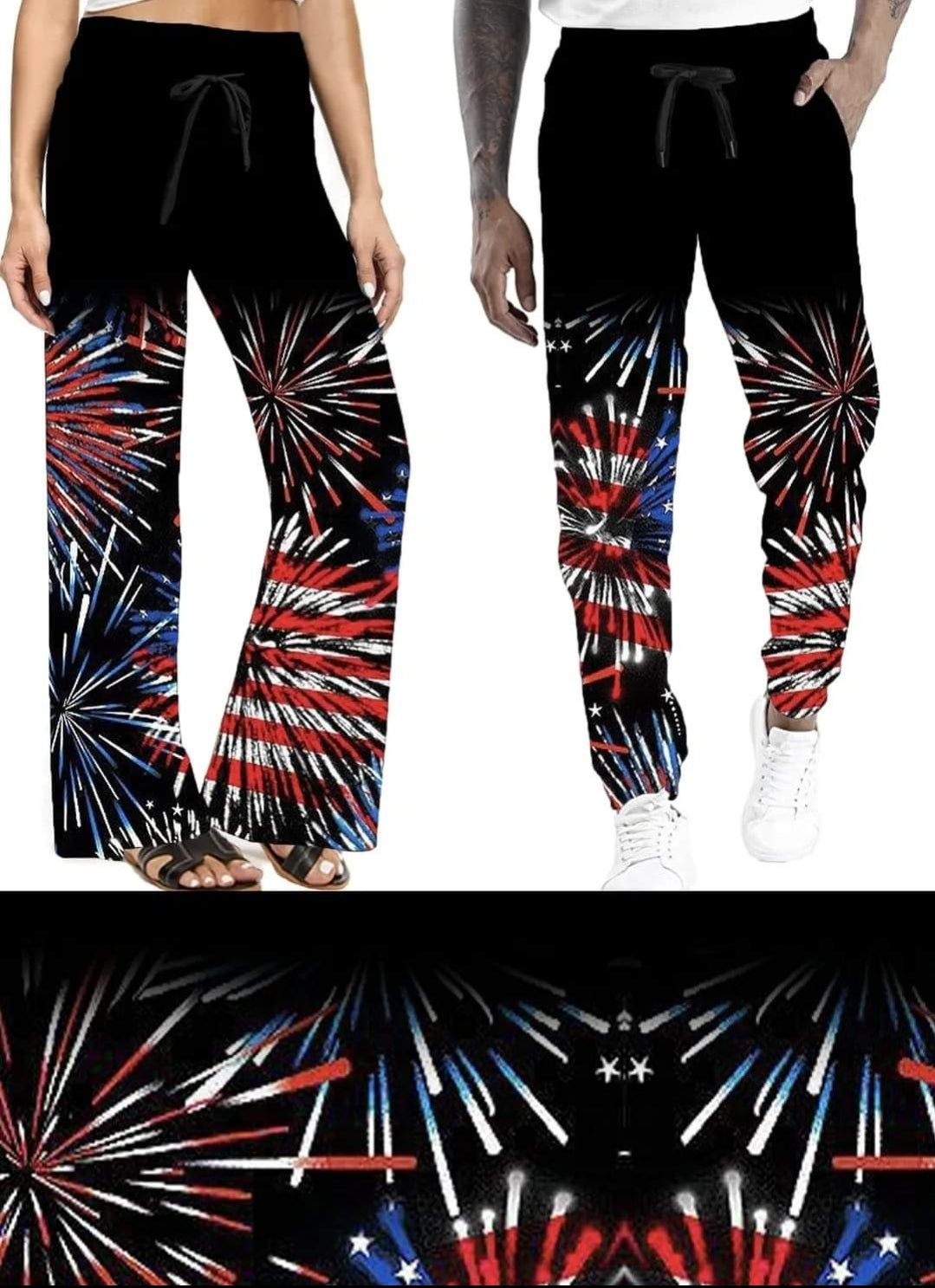 Fireworks Leggings,Capris, Lounge Pants, Joggers and shorts