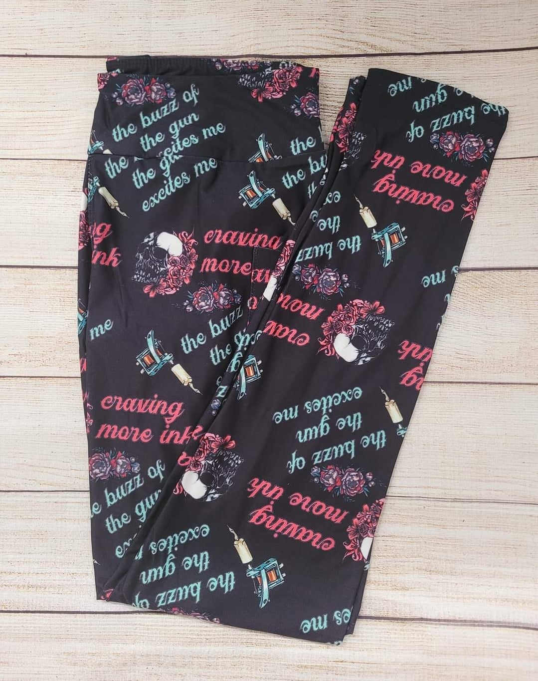 Tattoo Time with pockets shorts/capris/leggings