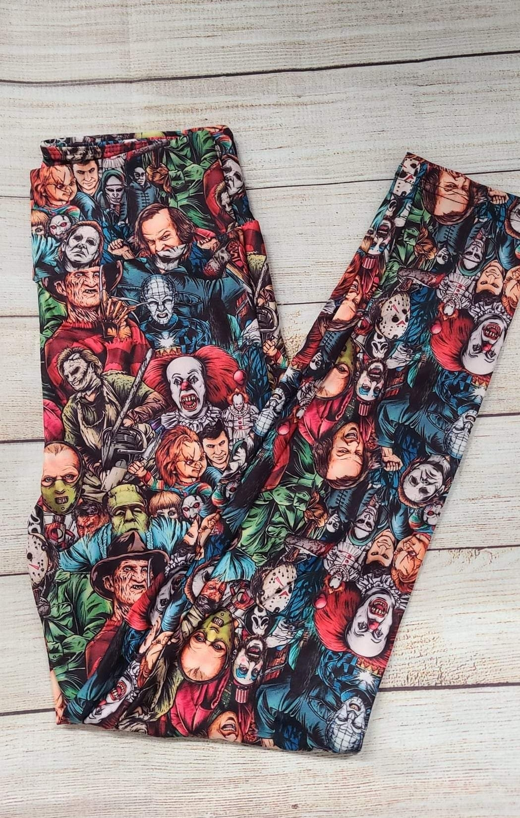 All the horror leggings and capris no pockets