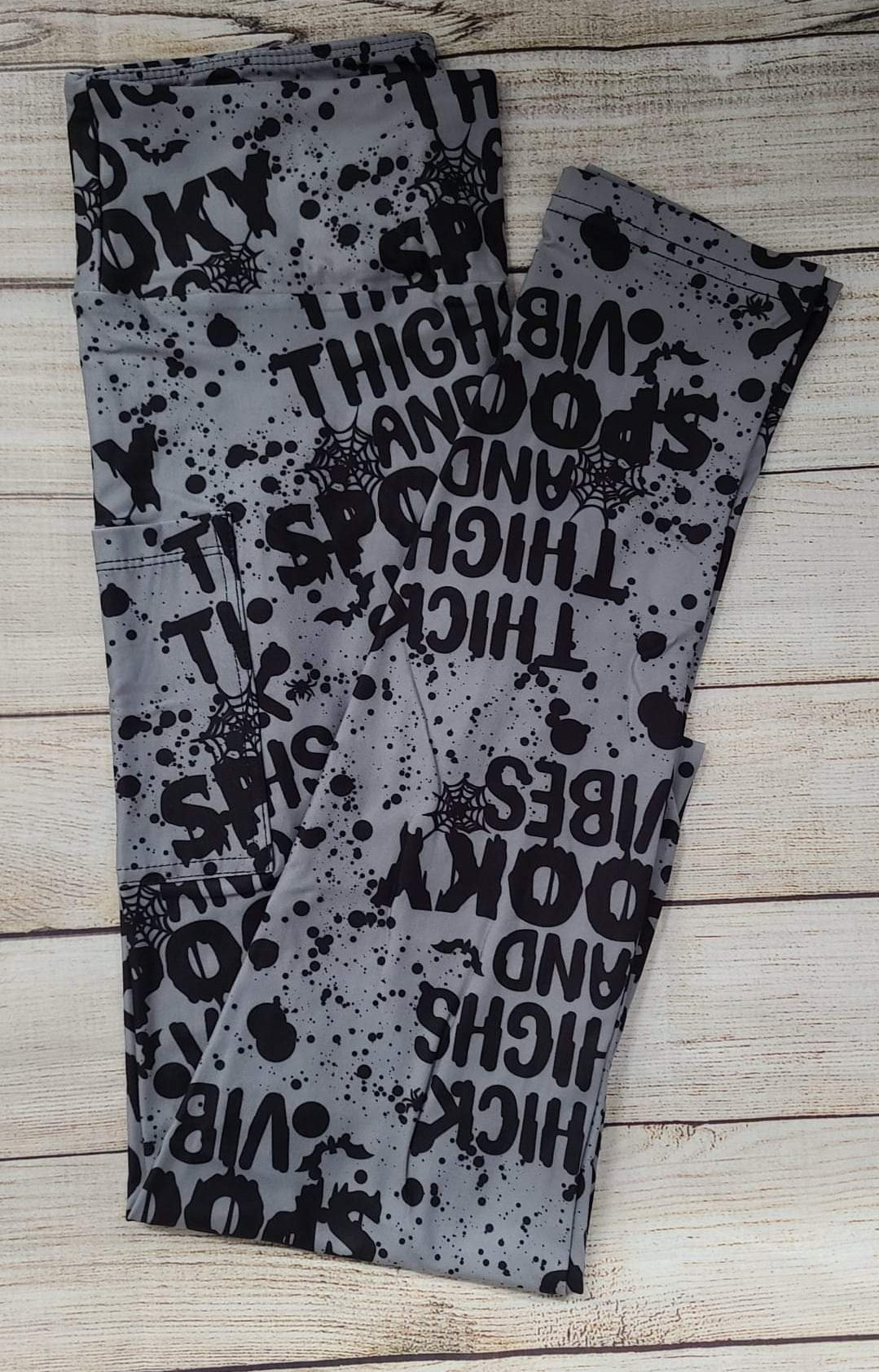 Spooky Thighs leggings and capris with pockets